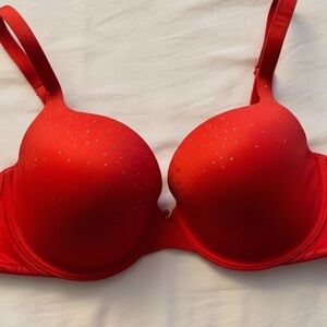 Red With Sparkles Victoria’s Secret 36DD​​